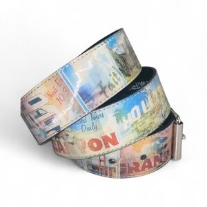 Vintage Holographic Americana Belt